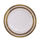 Double Gold Dinner Plate 10