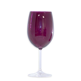 Roma Goblet Glass Purple 16oz