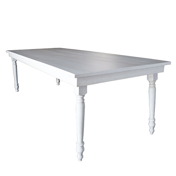 White Wash Oak Table 8'L x 42
