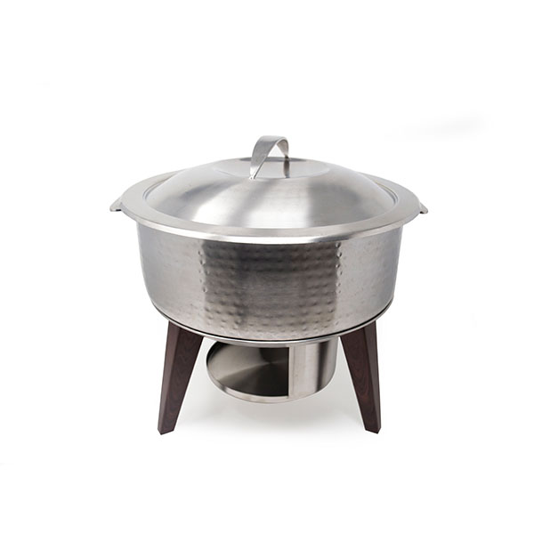 Hammered Stainless Chafing Pot 6Qt