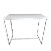 Metal Frame Table White 4'L x 2'W x 40