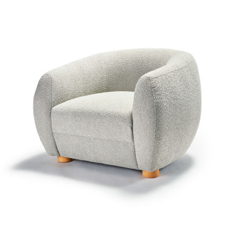 Easton Armchair Dark Grey Boucle