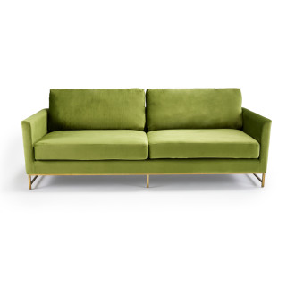 Harrison Sofa Spring Green Velvet
