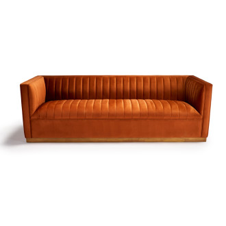 Raegan Sofa Spice Velvet
