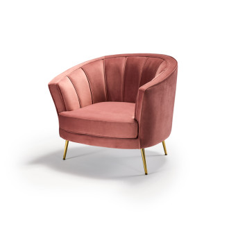 Wylder Armchair Mauve Velvet
