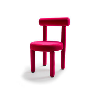 Layton Accent Chair Cerise Velvet