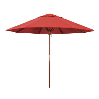 9 Ft Market Umbrella Red