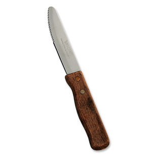 Steak Knife Wood Thick Handle
