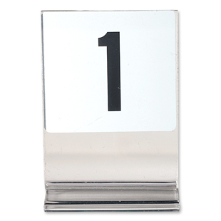 Number Stand Lucite Short 4