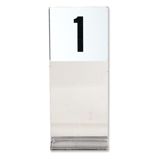 Number Stand Lucite Tall 5
