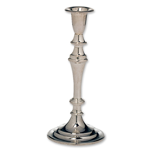 Candle Holder Tall Silver 8.5