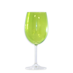 Roma Goblet Glass Lime 16oz