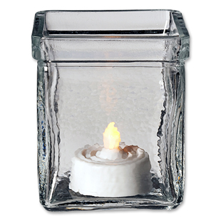 Cube Clear Votive 2