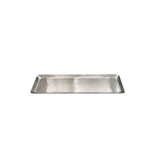 Hammered Tray Stainless 16