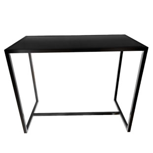 Metal Frame Table Black 4'L x 2'W x 40
