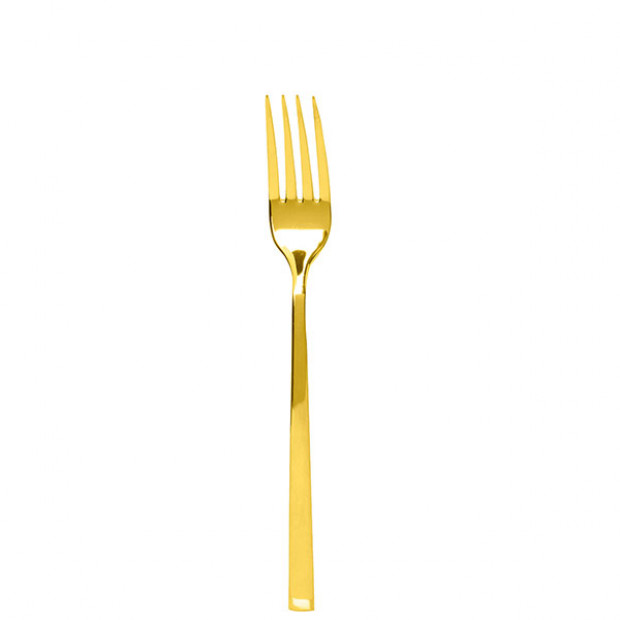 Gold Square Dinner Fork