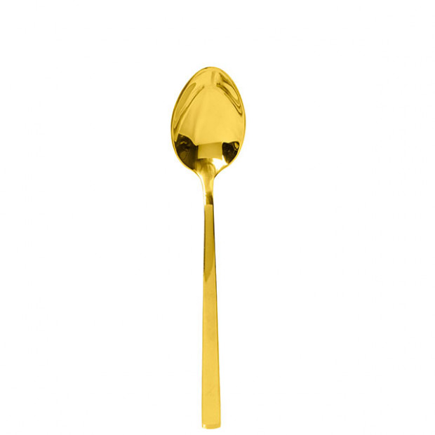 Gold Square Dessert Spoon