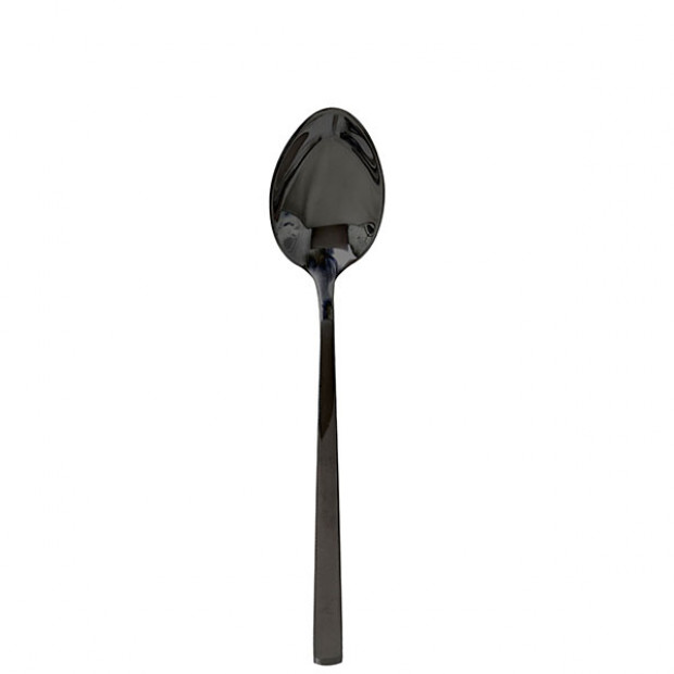 Black Square Dessert Spoon