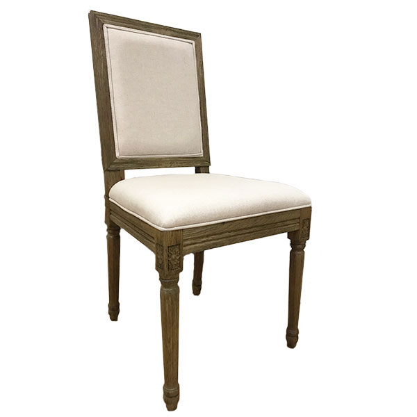 Louis Square Back Chair