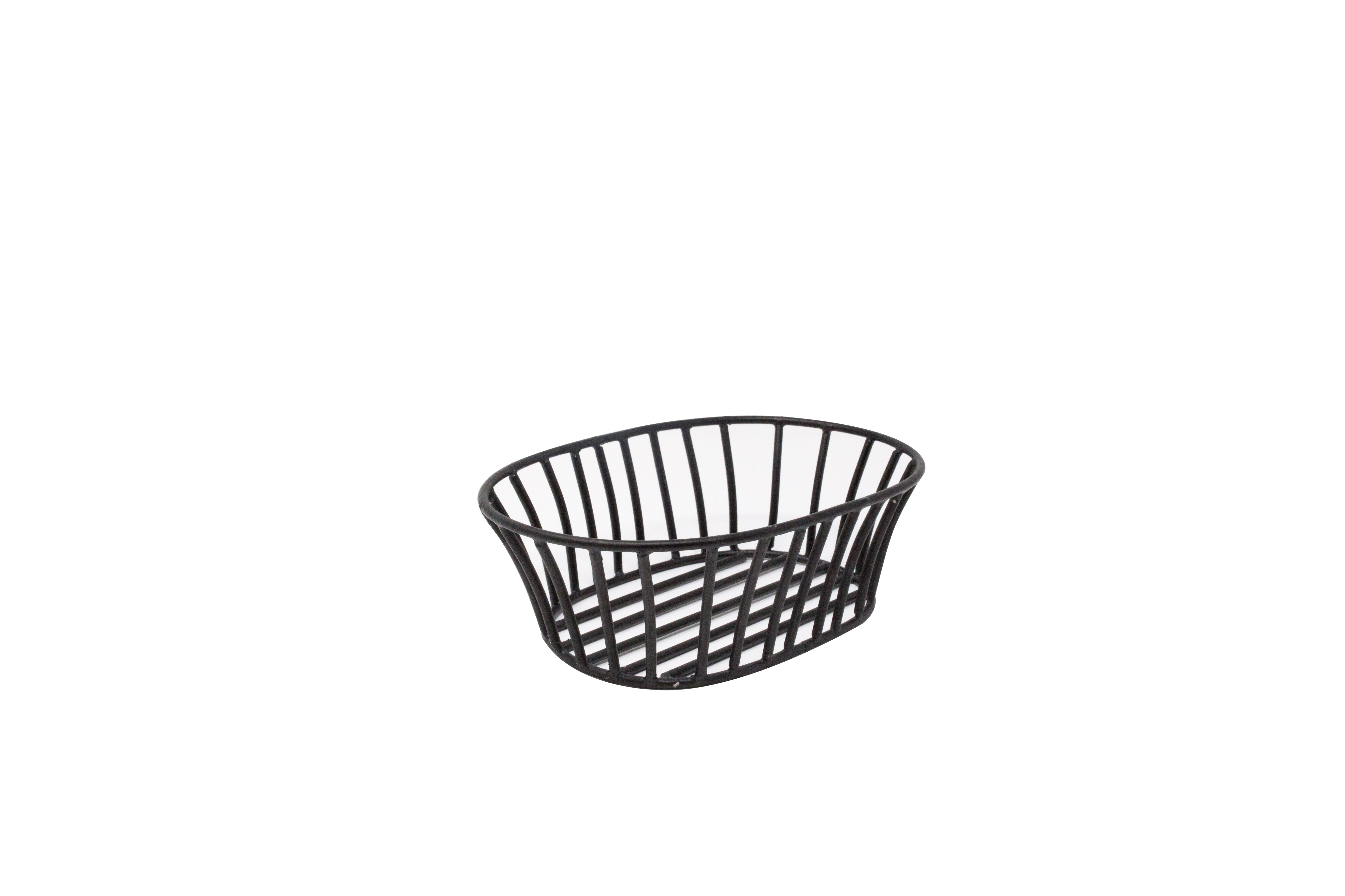 Black Wire Basket Oval 7.75