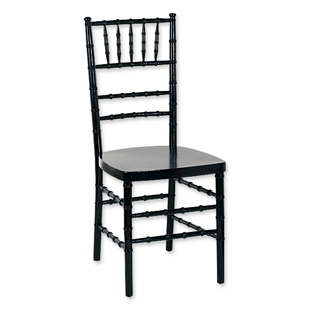Ballroom Chair Black Resin