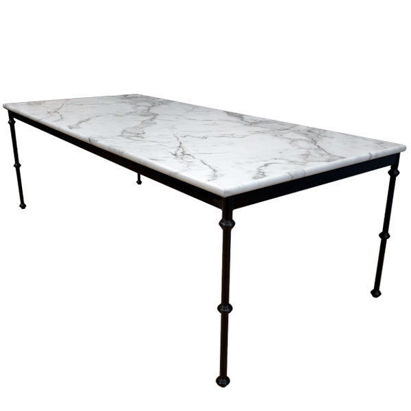 Marble Like Table 8'L x 42