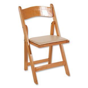 Folding Chair Wood Natural