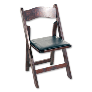 Folding Chair Wood Mahogany