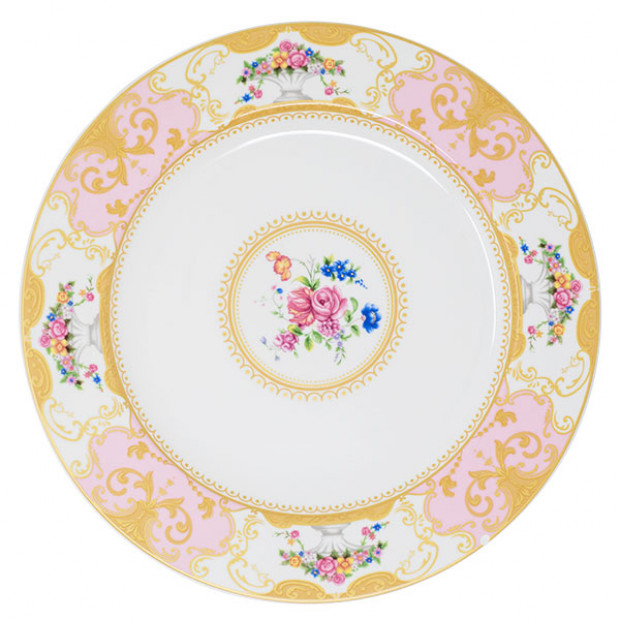 Vintage Pink Dinner Plate 10.75