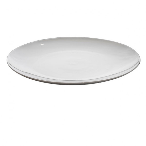 Ceramic Round Coupe Platter 16