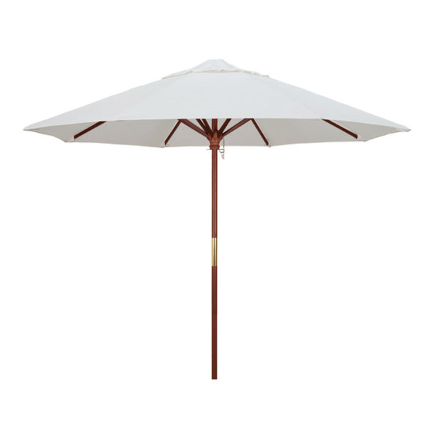 9 Ft Market Umbrella White