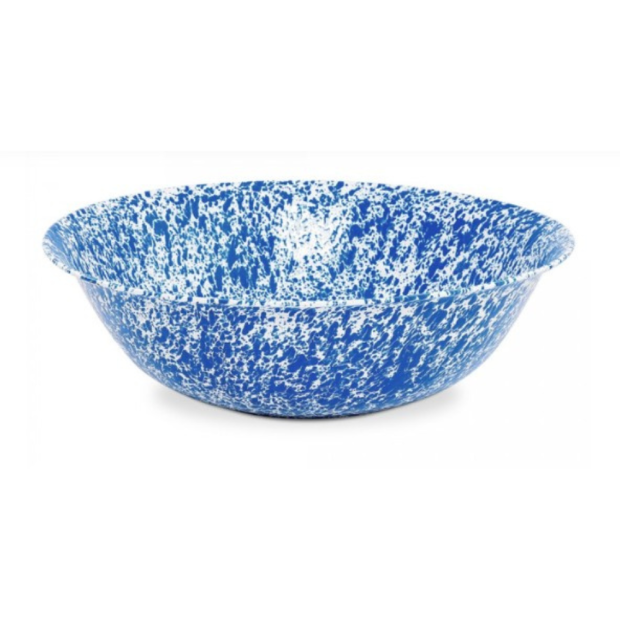 Splatter Blue Tin 24