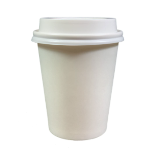 Paper Hot Cup w/ Lid 8oz Per 50 