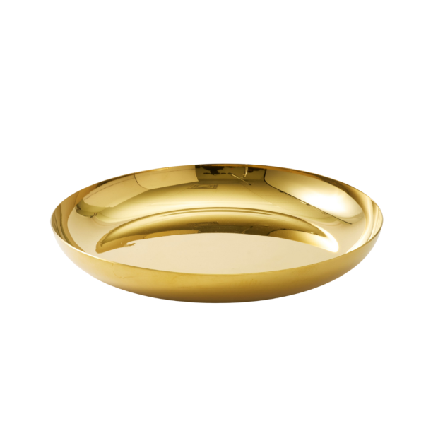 Gold Coupe Platter 12