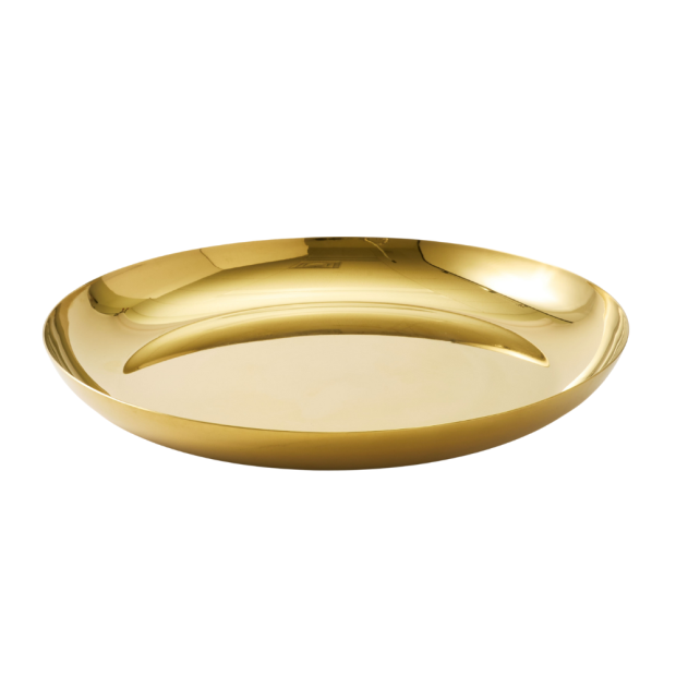 Gold Coupe Platter 14