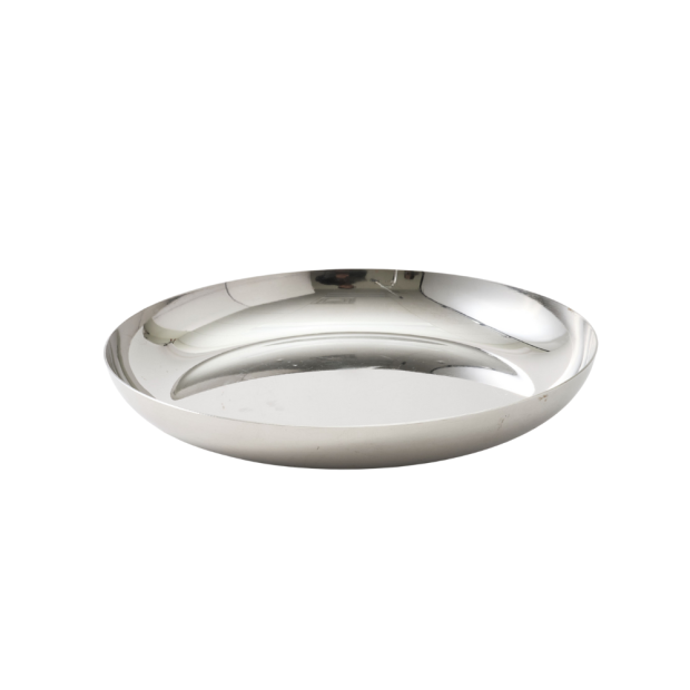 Stainless Coupe Platter 12