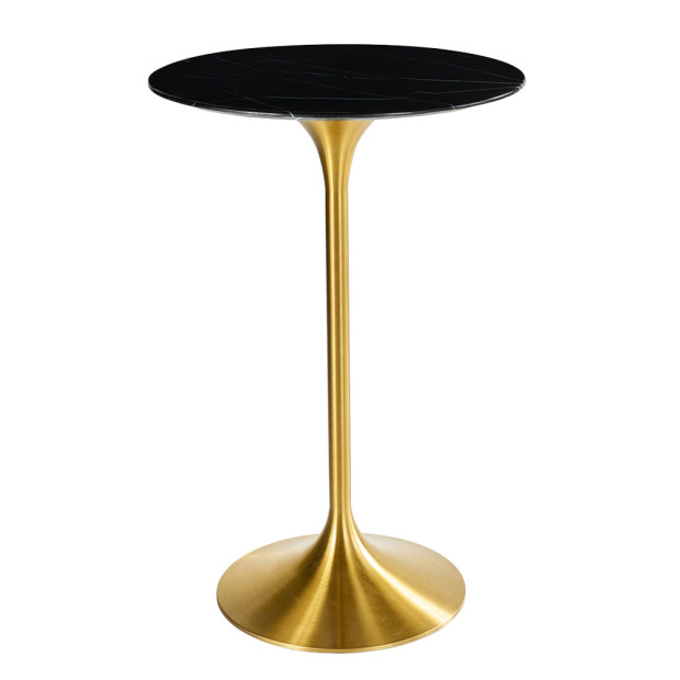 Ellie Black Marble Highboy  