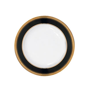 Black Gold Lunch Plate 9