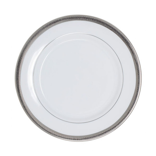 Wide Silver Lunch Plate 9