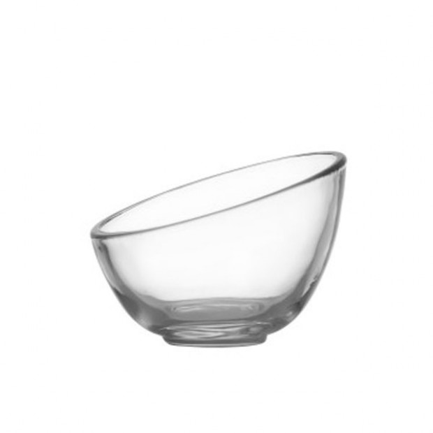 Glass Slant Bowl 5oz