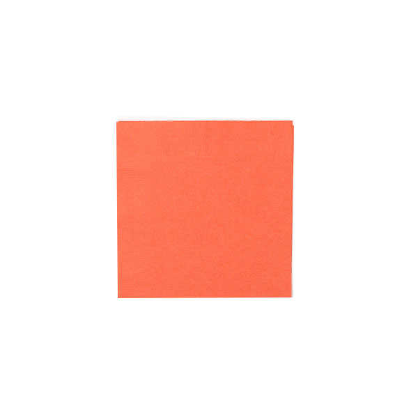 Coral Paper Cocktail Napkins Pack of (50)