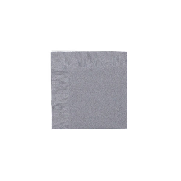 Grey Paper Cocktail Napkins Pack of (50)