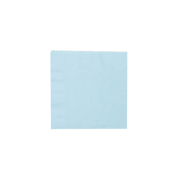 Pale Blue Paper Cocktail Napkins Pack of (50)